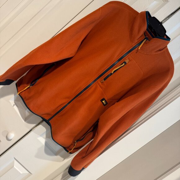 REI Trailsmith Orange Fleece Full Zip Women's Jacket, Excellent Condition, Sz L - Picture 5 of 11